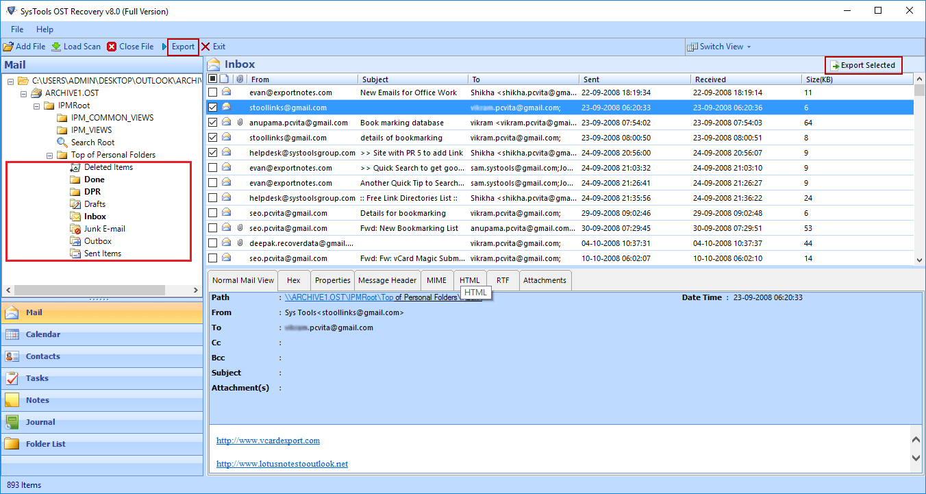 Quickly Convert OST to PST 8.0